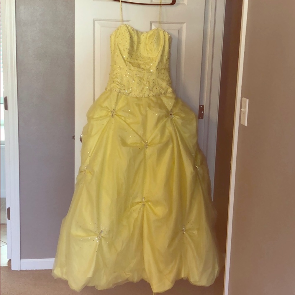 Yellow Belle ball gown